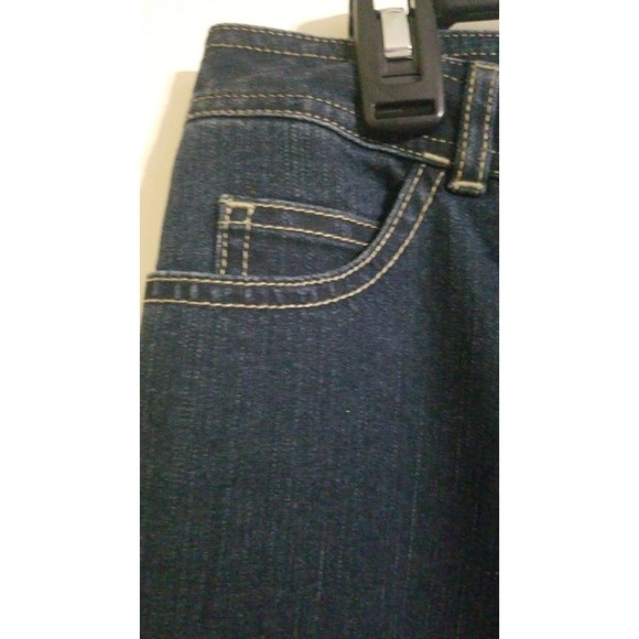 Dana Buchman Floral Embroidery Boot Cut Jeans Size 8 NWT - Picture 5 of 14